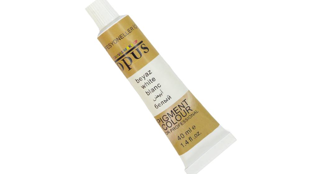 Opus Beyaz (White) Pigment Colour 40 Ml. Yağlı Boya