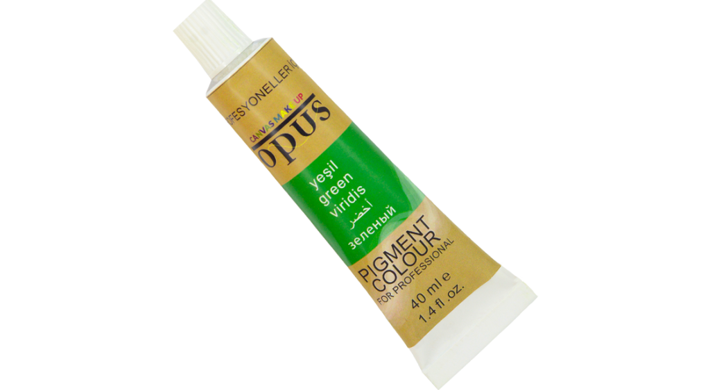Opus Yeşil (Green) Pigment Colour 40 Ml. Yağlı Boya